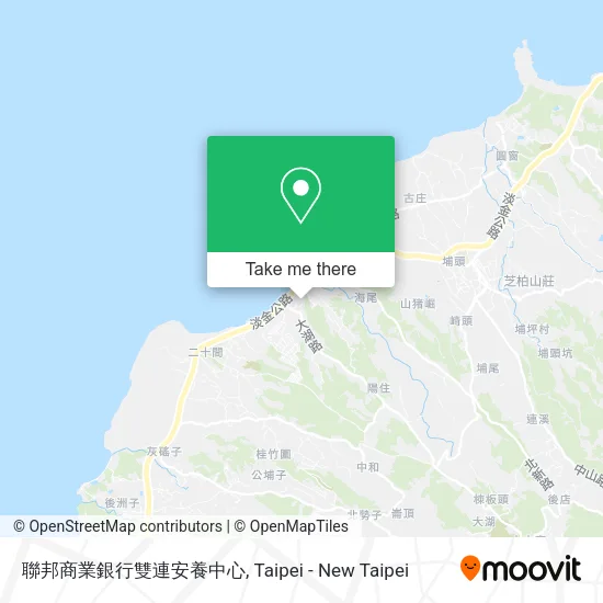 聯邦商業銀行雙連安養中心地圖