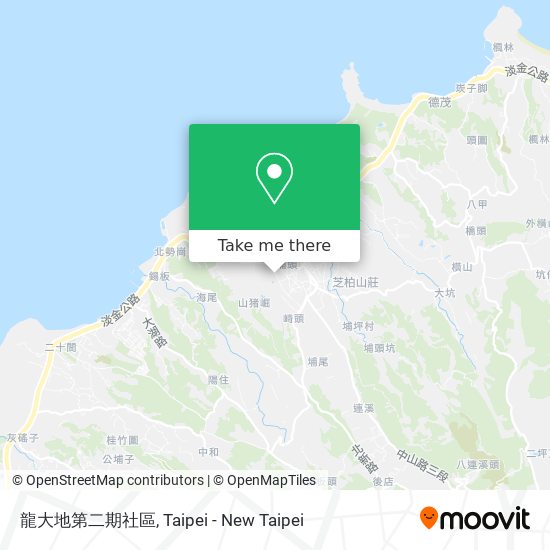 龍大地第二期社區 map