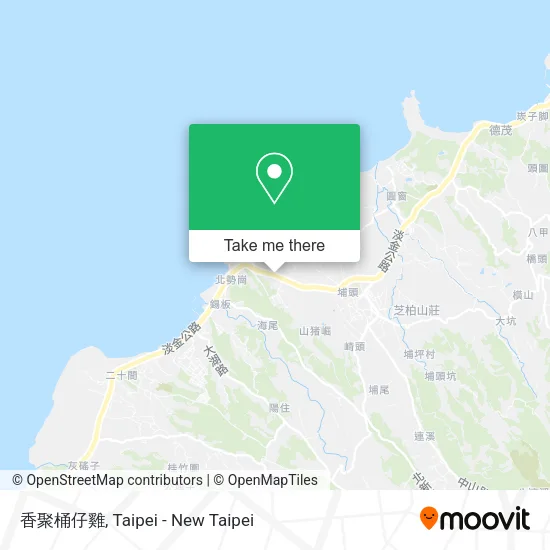 香聚桶仔雞 map