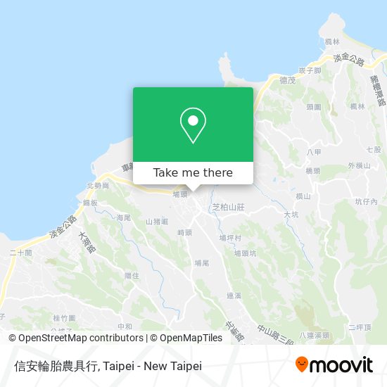 信安輪胎農具行 map