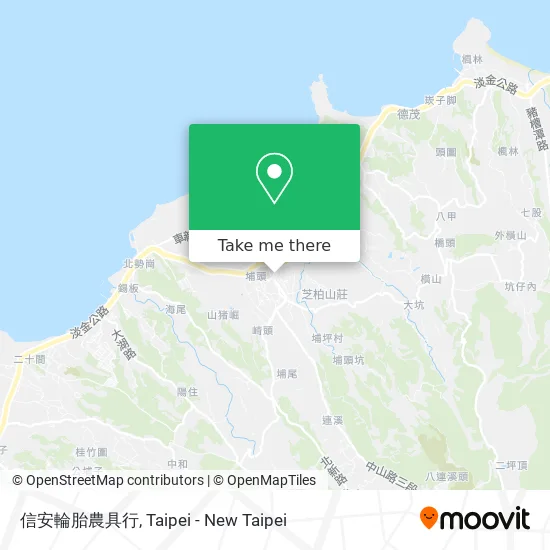 信安輪胎農具行地圖