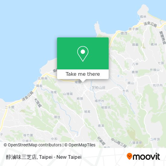 醇滷味三芝店地圖