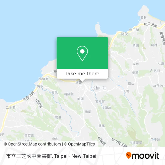 市立三芝國中圖書館地圖