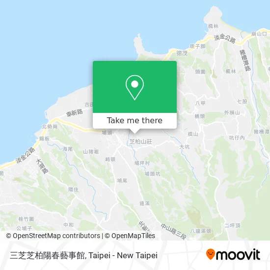 三芝芝柏陽春藝事館地圖