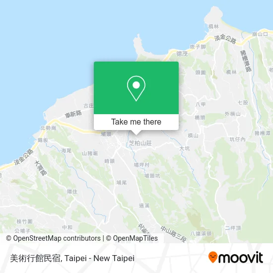 美術行館民宿地圖