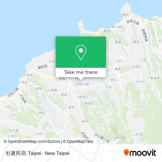 杉夏民宿地圖