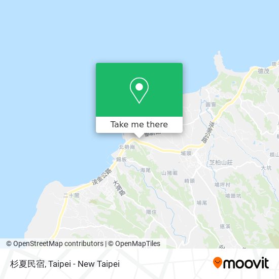 杉夏民宿地圖