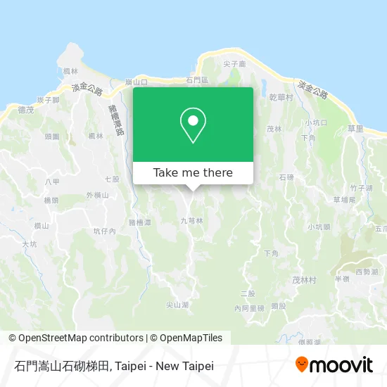 石門嵩山石砌梯田 map