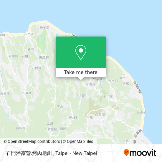 石門潘露營.烤肉.咖啡地圖