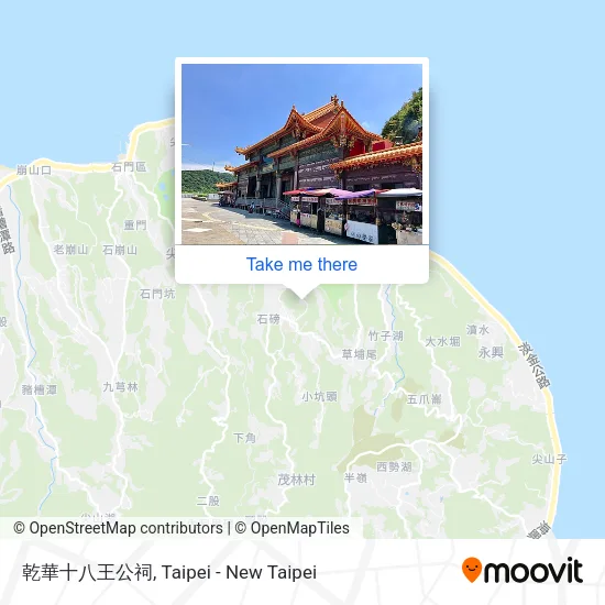 乾華十八王公祠地圖
