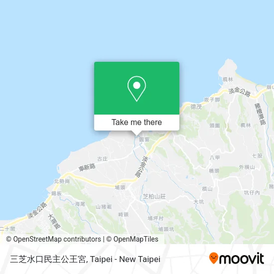 三芝水口民主公王宮 map