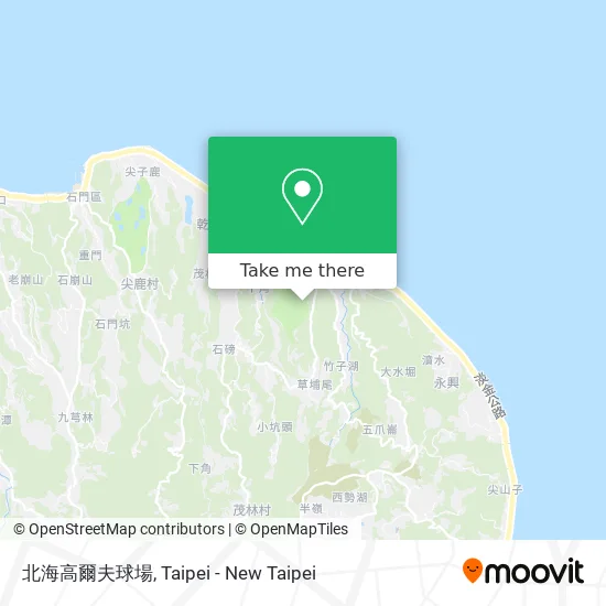 北海高爾夫球場地圖