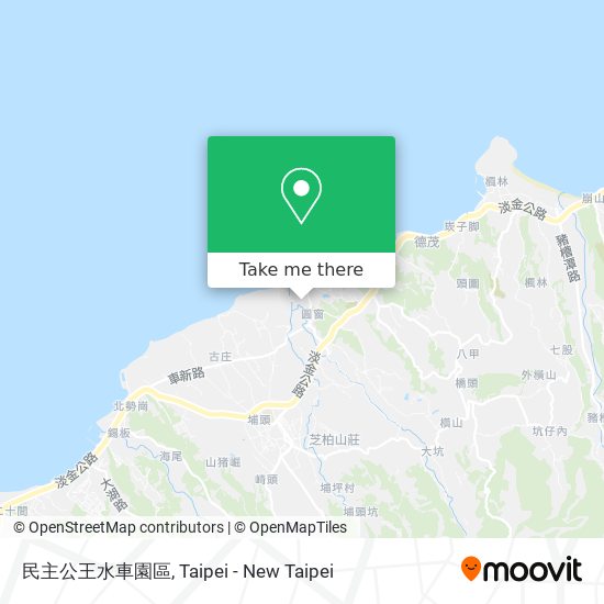 民主公王水車園區 map