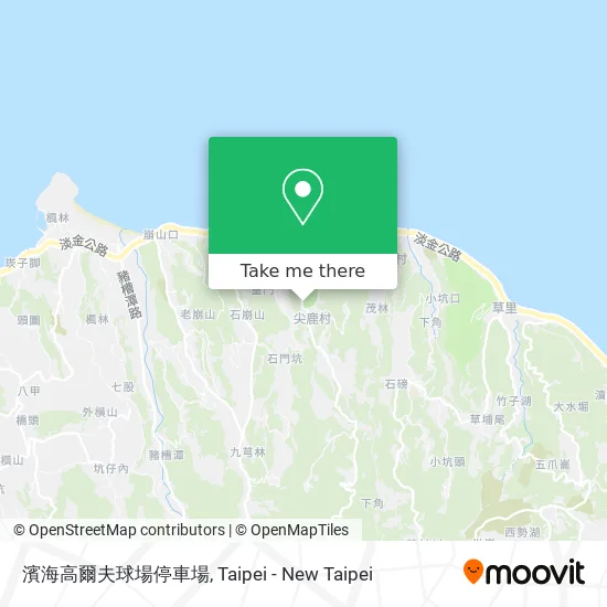 濱海高爾夫球場停車場地圖