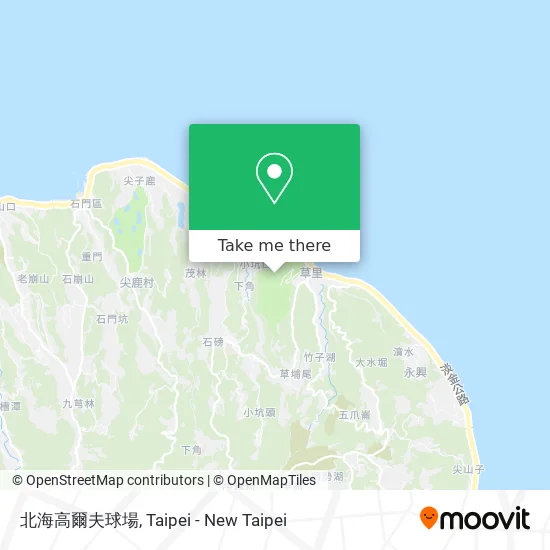 北海高爾夫球場地圖