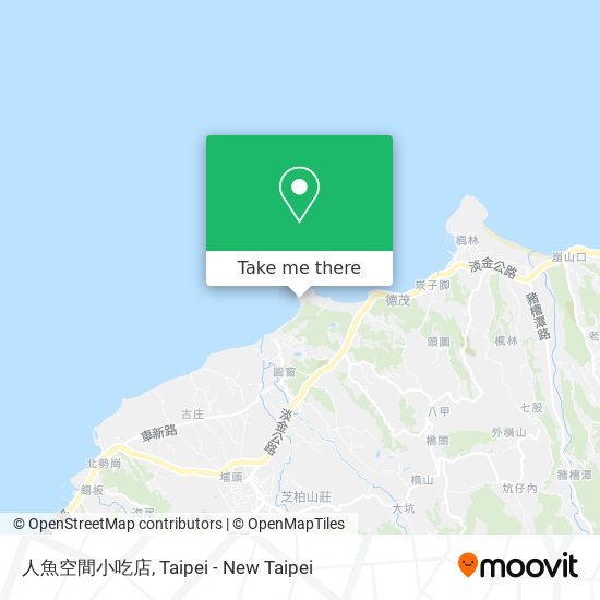人魚空間小吃店地圖