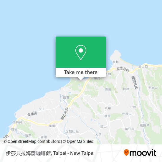 伊莎貝拉海灘咖啡館地圖