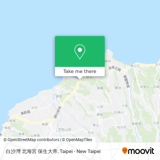 白沙灣 北海宮 保生大帝 map