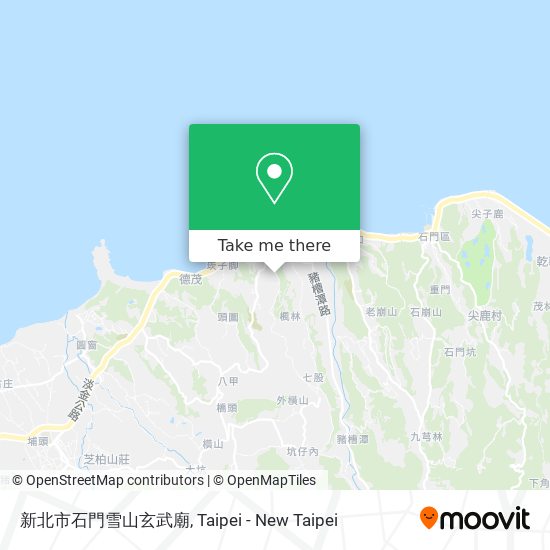 新北市石門雪山玄武廟 map