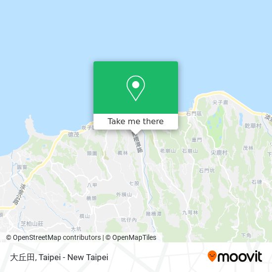 大丘田 map