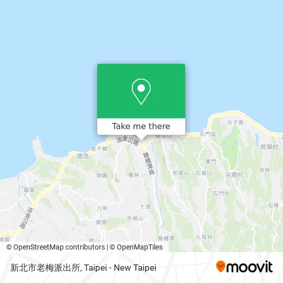 新北市老梅派出所 map