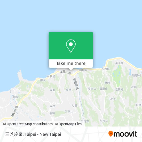三芝冷泉 map