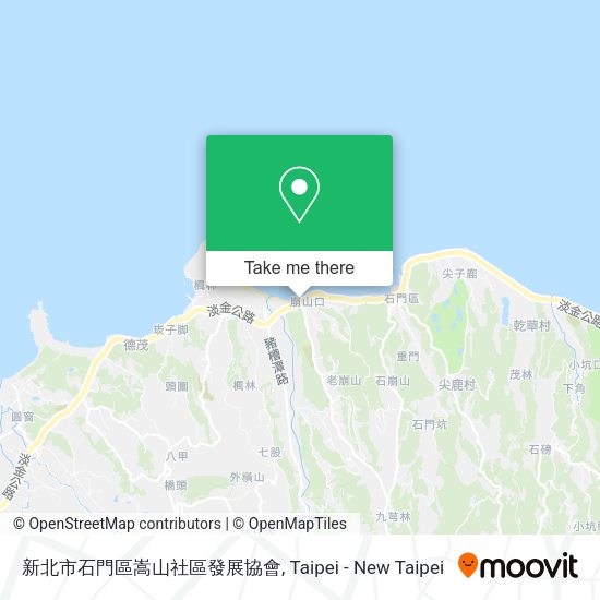 新北市石門區嵩山社區發展協會地圖