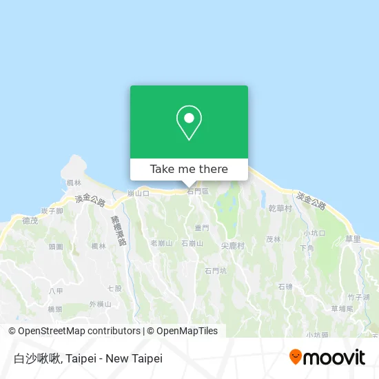 白沙啾啾 map