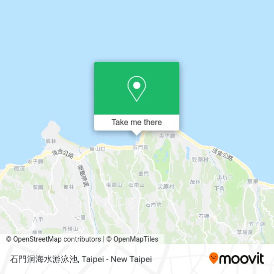 石門洞海水游泳池地圖