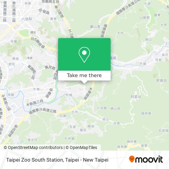 Taipei Zoo South Station地圖