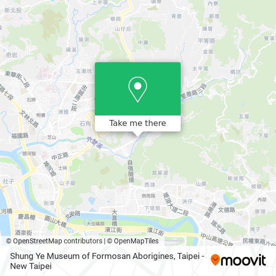 Shung Ye Museum of Formosan Aborigines map