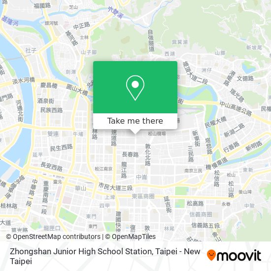 Zhongshan Junior High School Station map