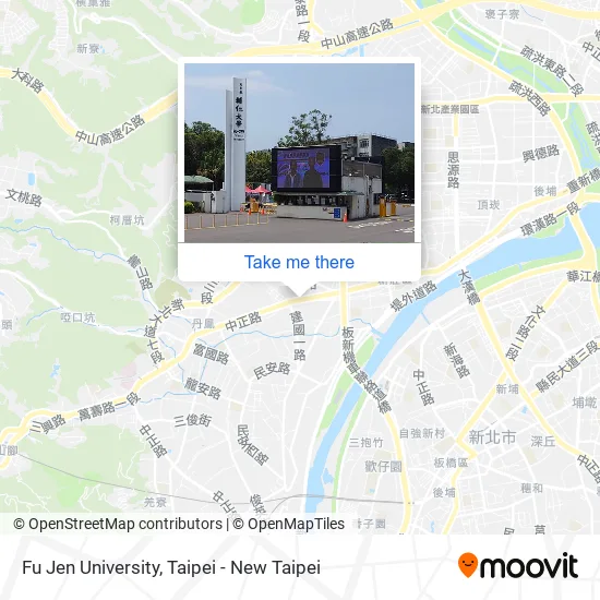 Fu Jen University map