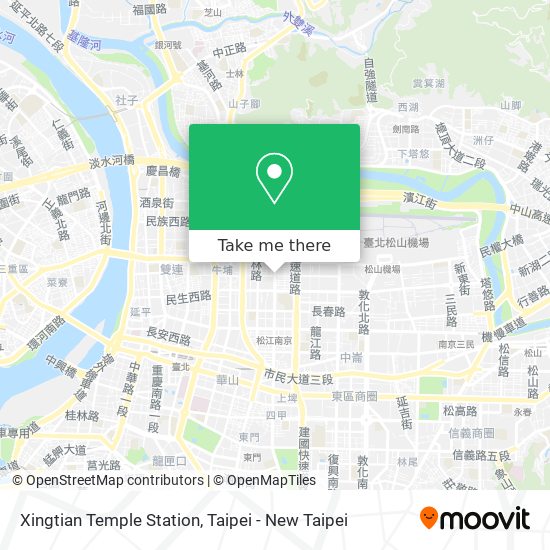 Xingtian Temple Station地圖