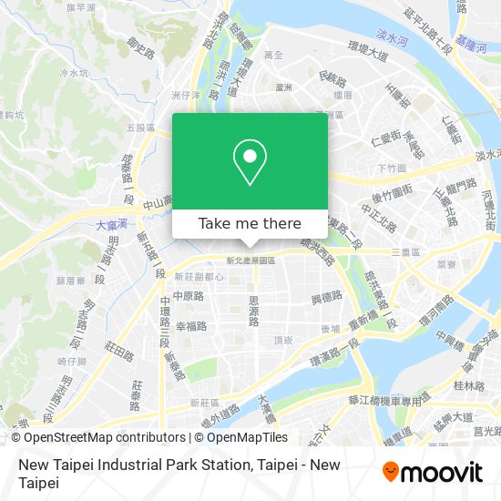 New Taipei Industrial Park Station map