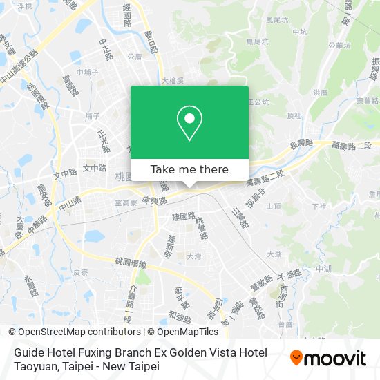 Guide Hotel Fuxing Branch Ex Golden Vista Hotel Taoyuan map