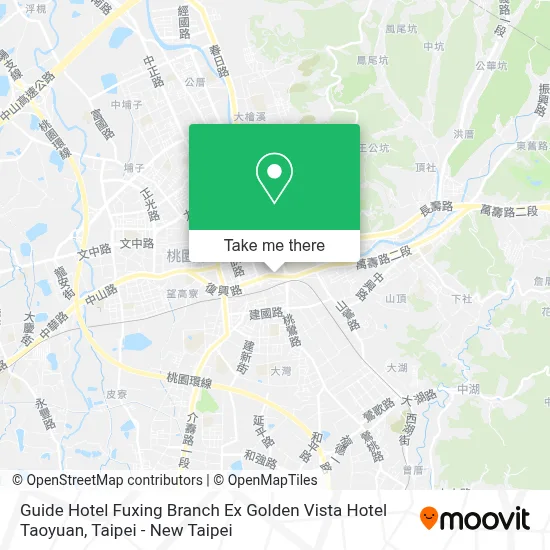 Guide Hotel Fuxing Branch Ex Golden Vista Hotel Taoyuan地圖