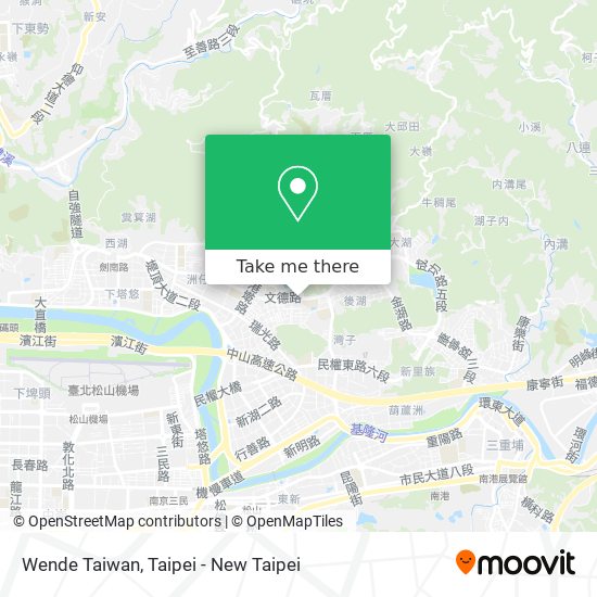 Wende Taiwan map