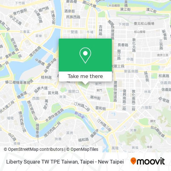 Liberty Square TW TPE Taiwan map