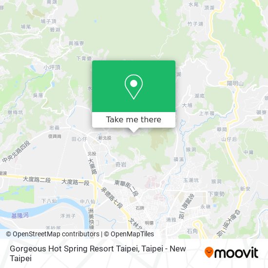 Gorgeous Hot Spring Resort Taipei地圖