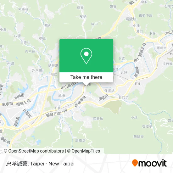 忠孝誠藝 map