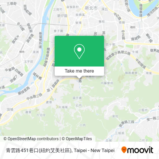 青雲路451巷口(紐約艾美社區) map