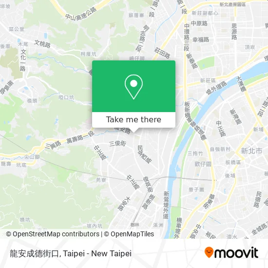 龍安成德街口 map