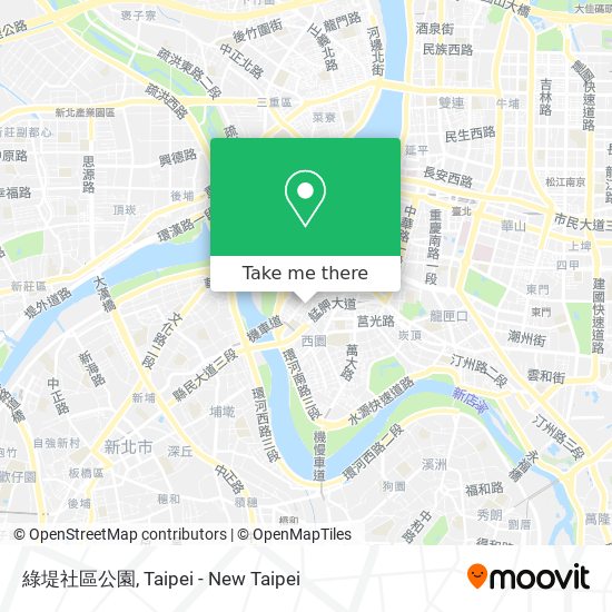 綠堤社區公園 map