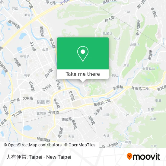 大有便當 map