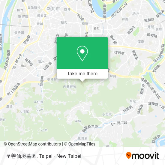 至善仙境墓園地圖