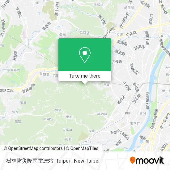 樹林防災降雨雷達站 map