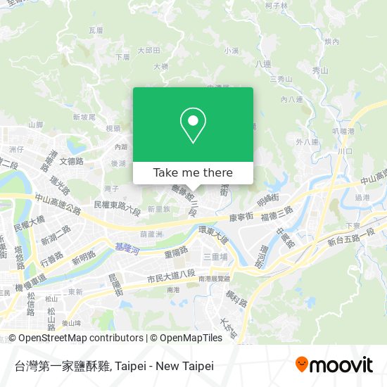 台灣第一家鹽酥雞 map