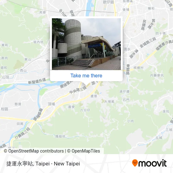 捷運永寧站 map