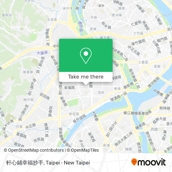 軒心鋪幸福抄手地圖